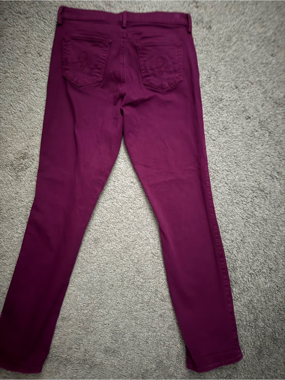 Lilly Pulitzer Skinny Jeans in Amarena cherry color